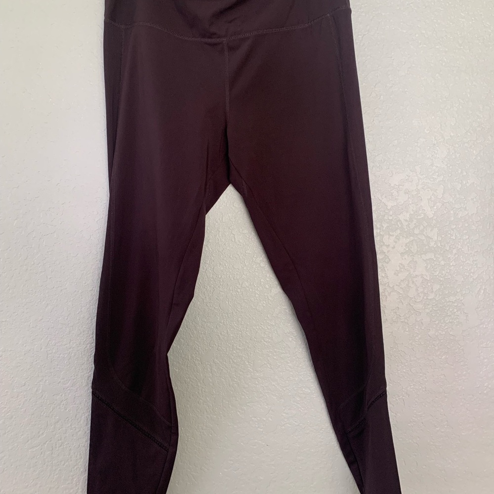 Tangerine Deep Plum Leggings